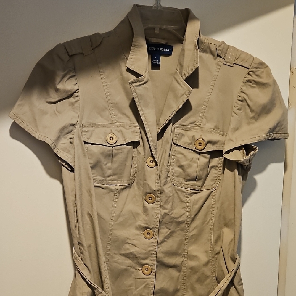 Bandolino Tan Button Down Shirt